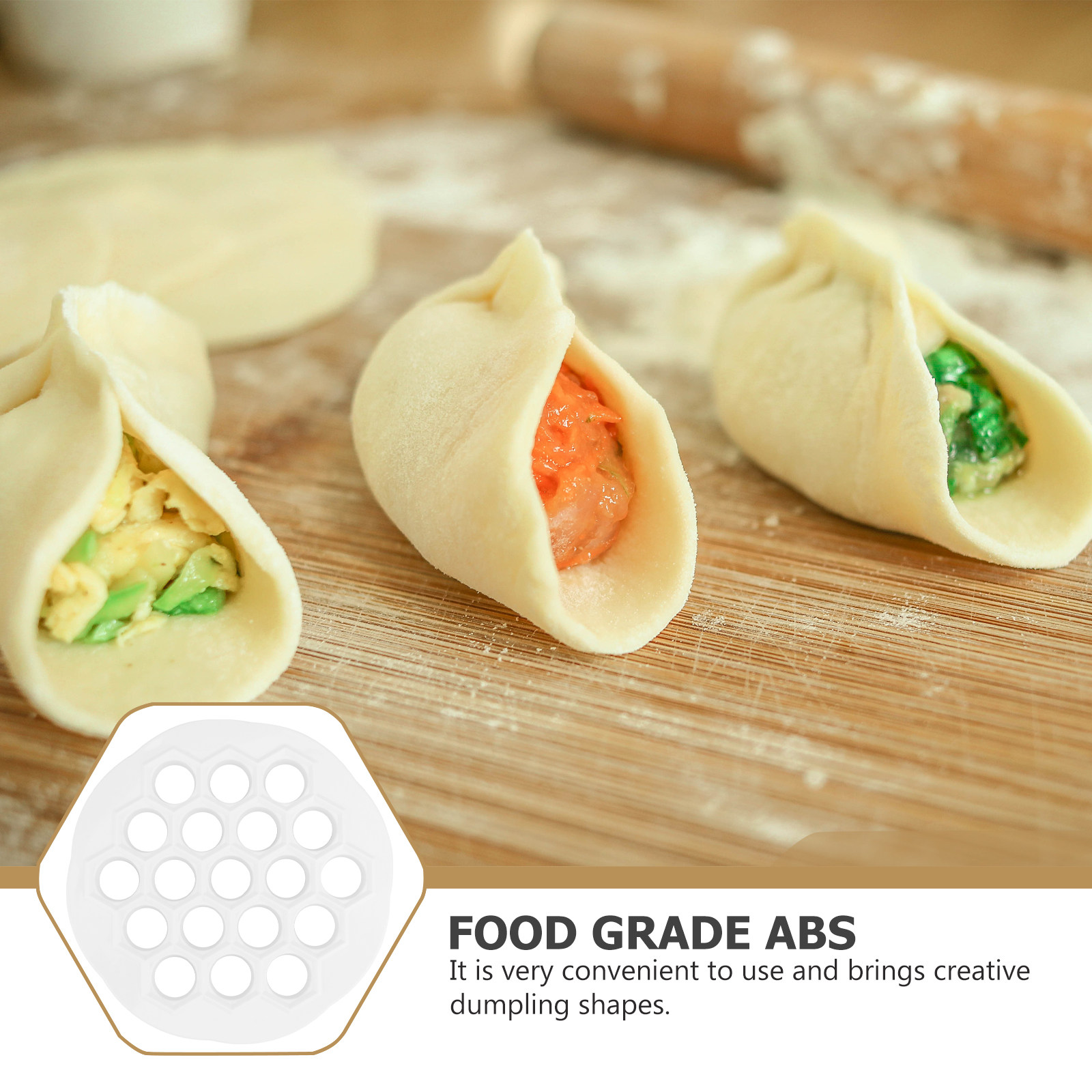 19 Holes Dumpling Mold Food Gr - Kitchen Gadgets Dumpling Maker ulasan dan harga
