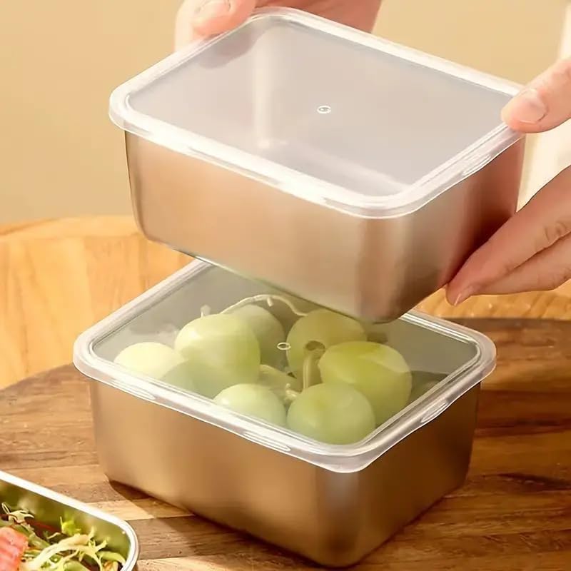 Stainless Steel Food Storage C - Kitchen Gadgets Organizer ulasan dan harga