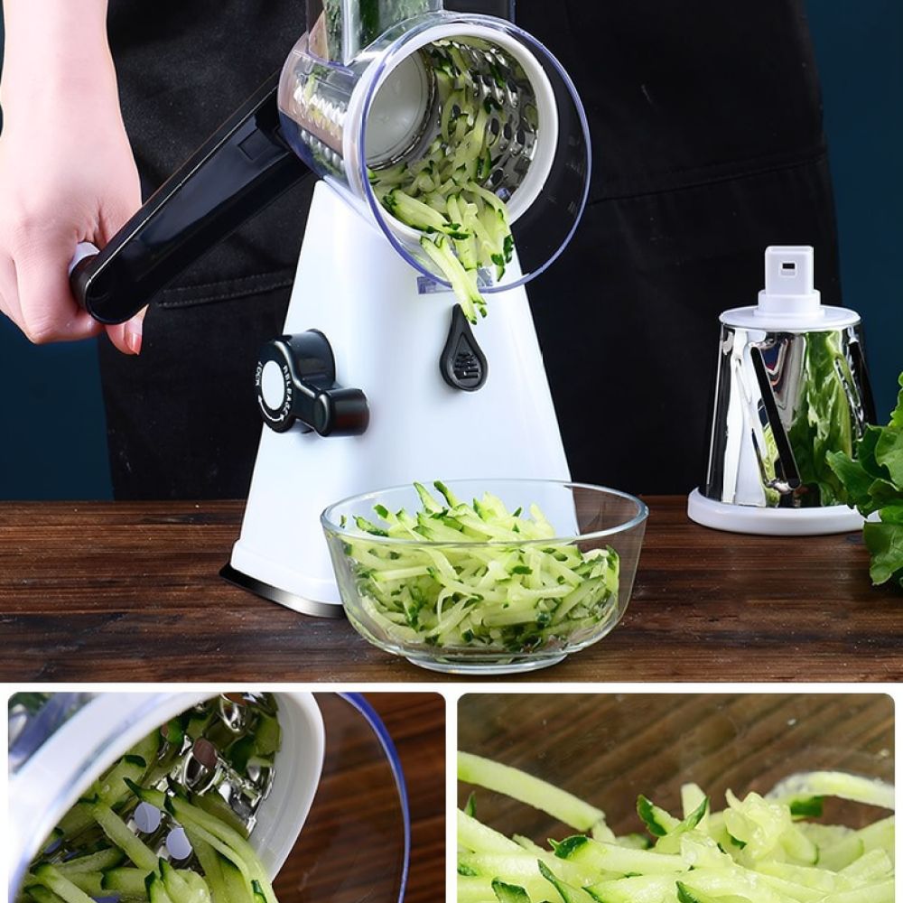 Rotary Food Slicer Grater Shre - Kitchen Helper Gadgets ulasan dan harga