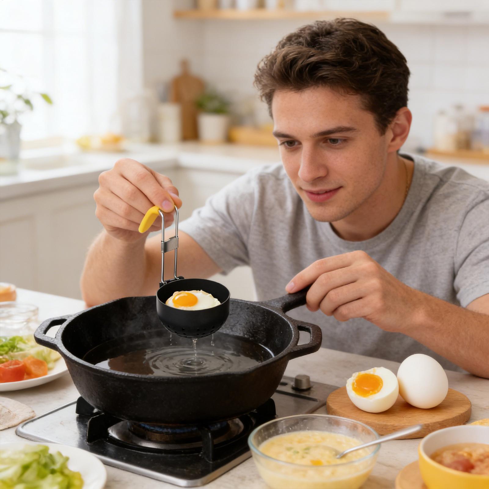 Stainless Steel Egg Poacher No - Kitchen Gadgets For Men ulasan dan harga