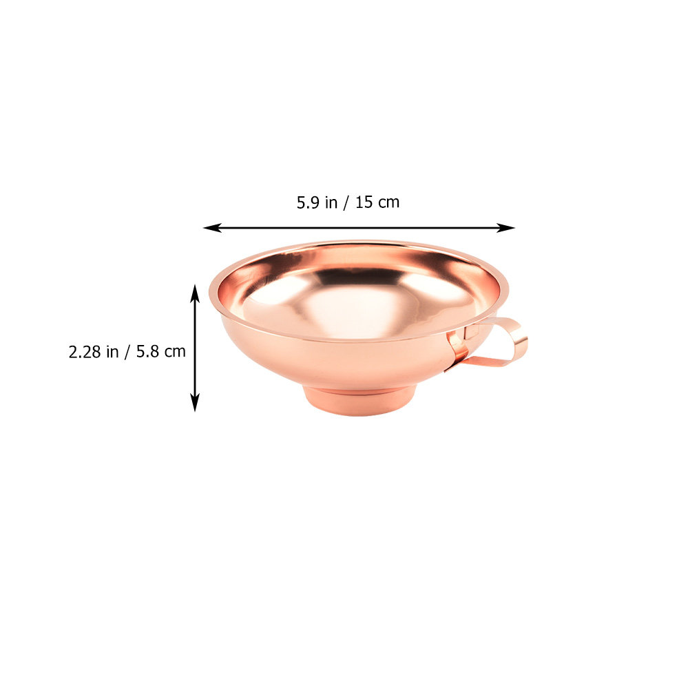 1Pcs Stainless Steel Funnel Ro - Kitchen Gadgets Gold ulasan dan harga
