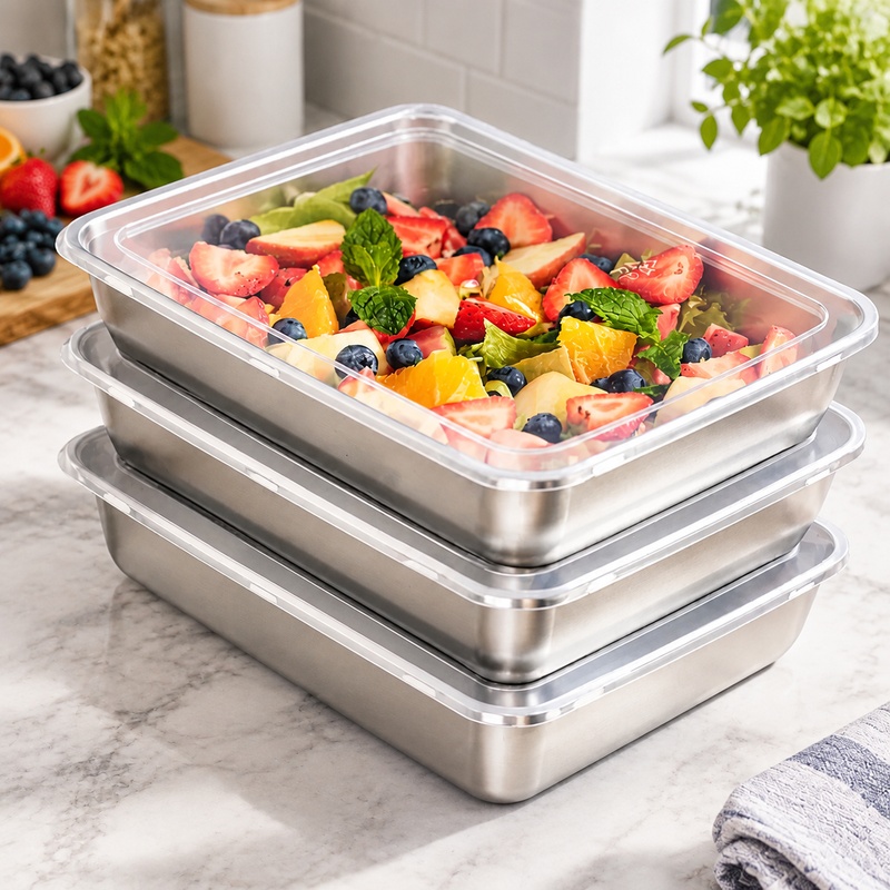 Triple Pack Stainless Steel Fo - Kitchen Gadgets Organizer ulasan dan harga